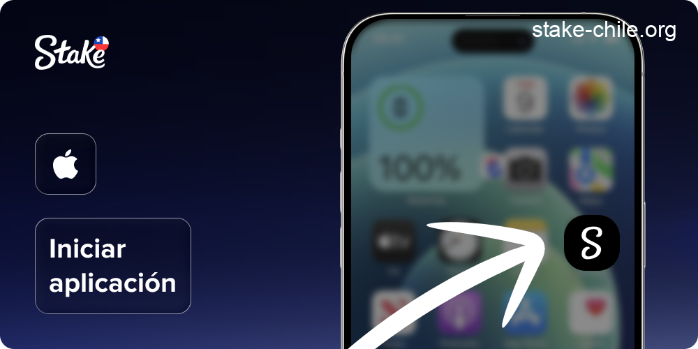 Aplicación móvil Open Stake a través de un dispositivo Apple