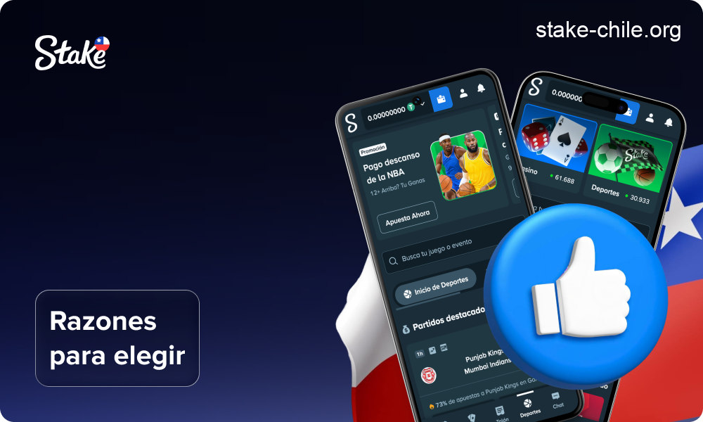 Razones para usar y descargar la aplicación móvil de Stake